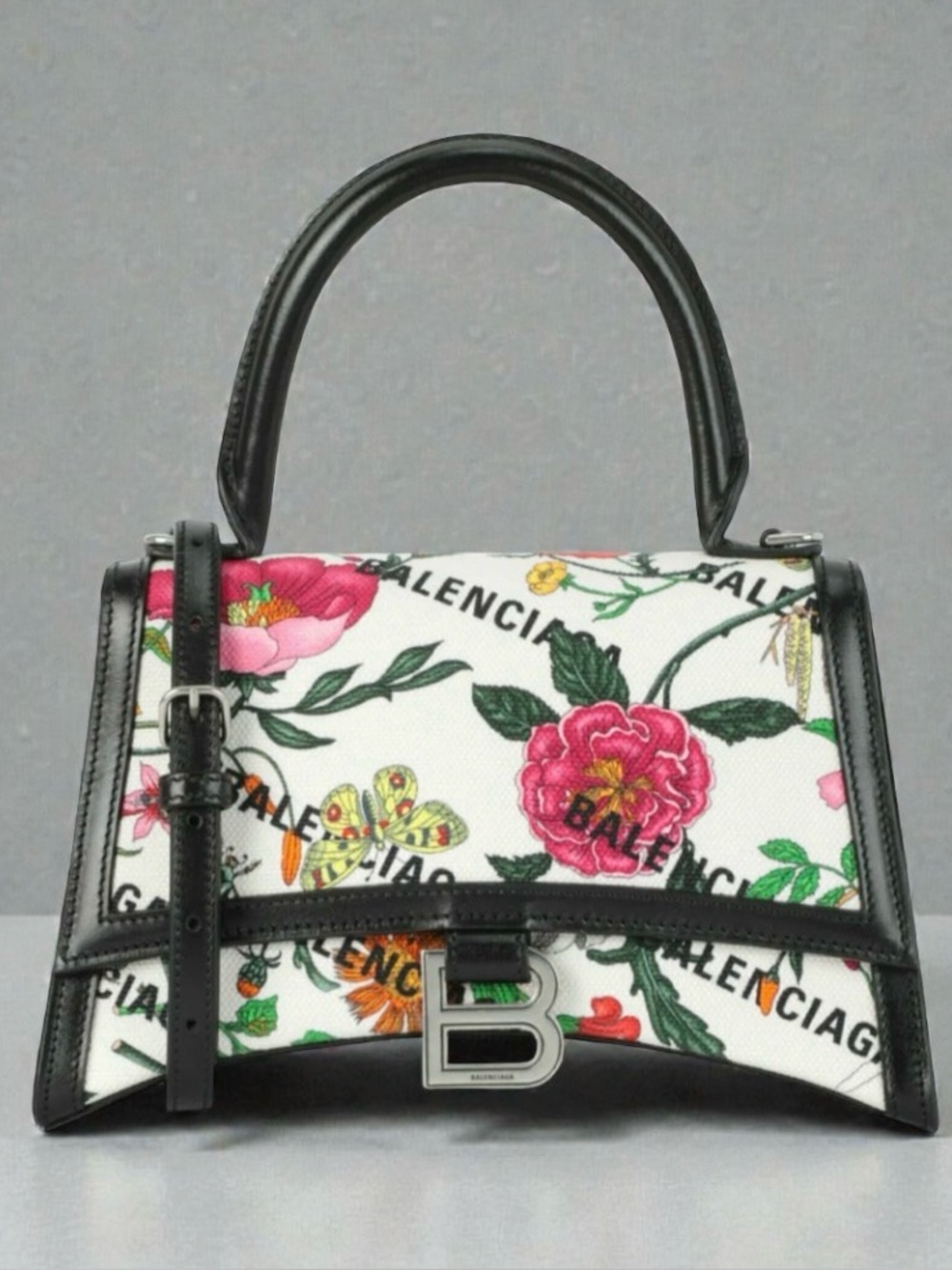 Gucci x Balenciaga Collab Floral Bag